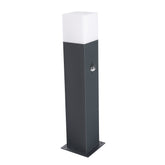 Inspire Cies Garden Post Lamp with Motion Sensor E27 45cm IP54 - Anthracite